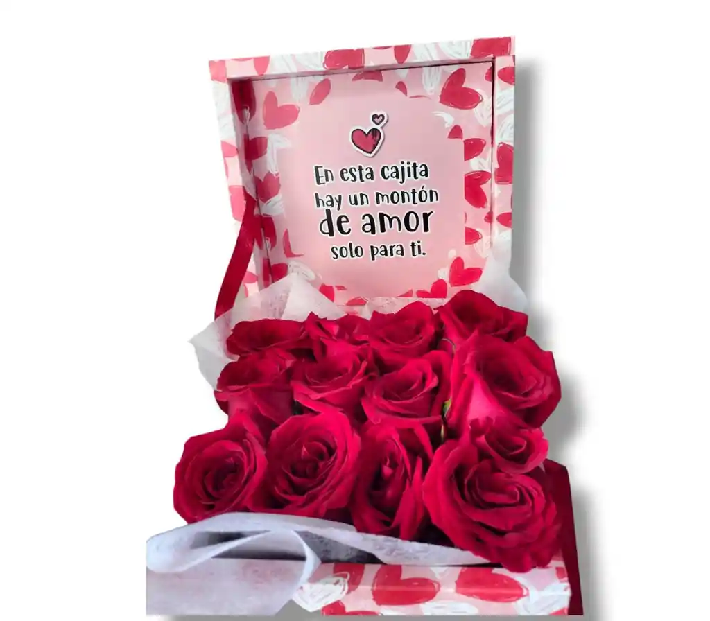 Caja De Rosas Amor