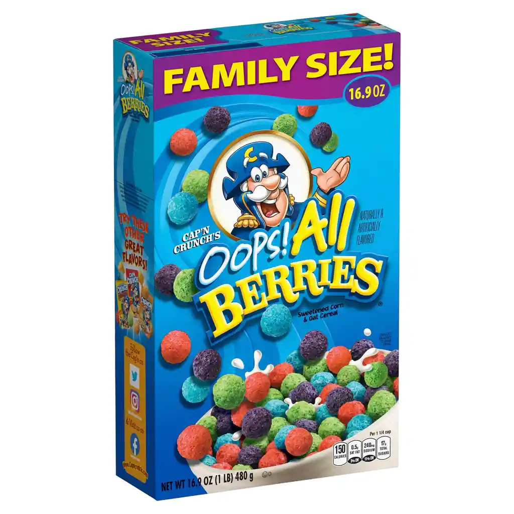 Cereal Captain Crunch Moras Mixtas 480g