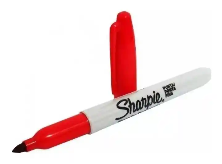 Marcador Permanente Sharpie Rojo