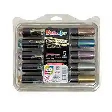Marcador Grafico Metalizado Doricolor Caja X5