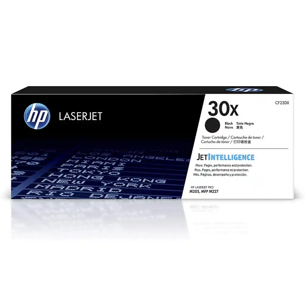 Cartucho De Toner Hp 30x Negro