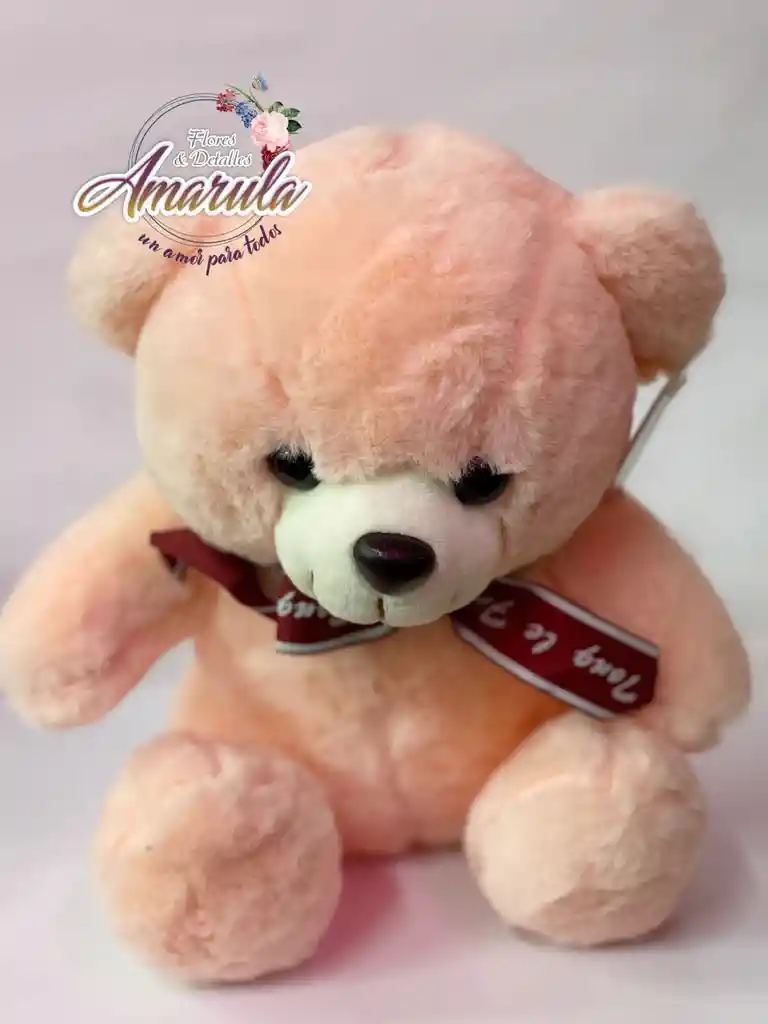 Peluche De Osito Rosado