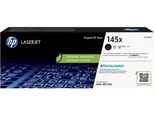 Cartucho De Toner Hp Laserjet 145x De Alto Rendimiento Negro