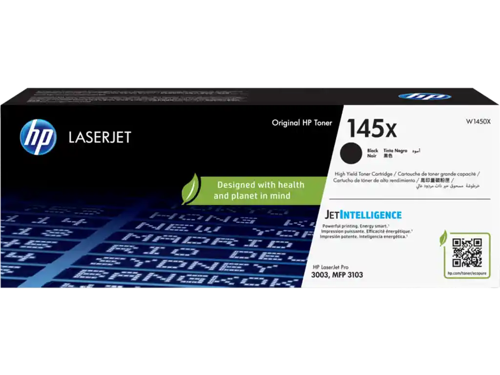Cartucho De Toner Hp Laserjet 145x De Alto Rendimiento Negro