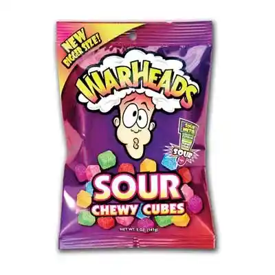 Warheads Dulce Acido Cubos Agridulces Masticables 99g