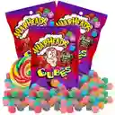 Warheads Dulce Acido Cubos Agridulces Masticables 99g