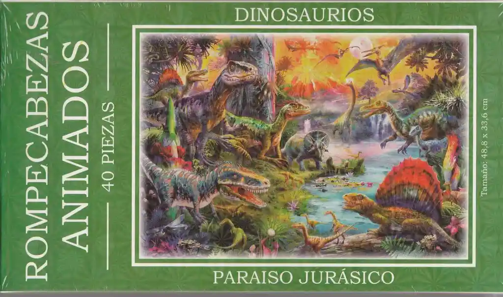 Rompecabezas Animados - Paraiso Jurasico