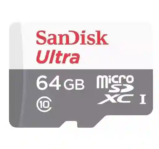 Memoria Micro Sd Sandisk De 64gb 100 Mb/s Clase 10