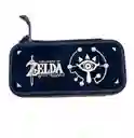 Estuche Zelda Botw + Vidrio + Acrílico + 2 Grips Para Nintendo Switch
