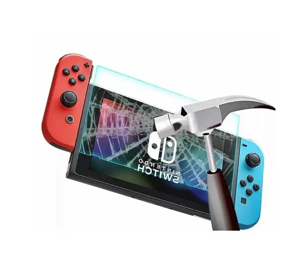 Estuche Animal Crossing + Vidrio + Acrílico + 2 Grips Para Nintendo Switch