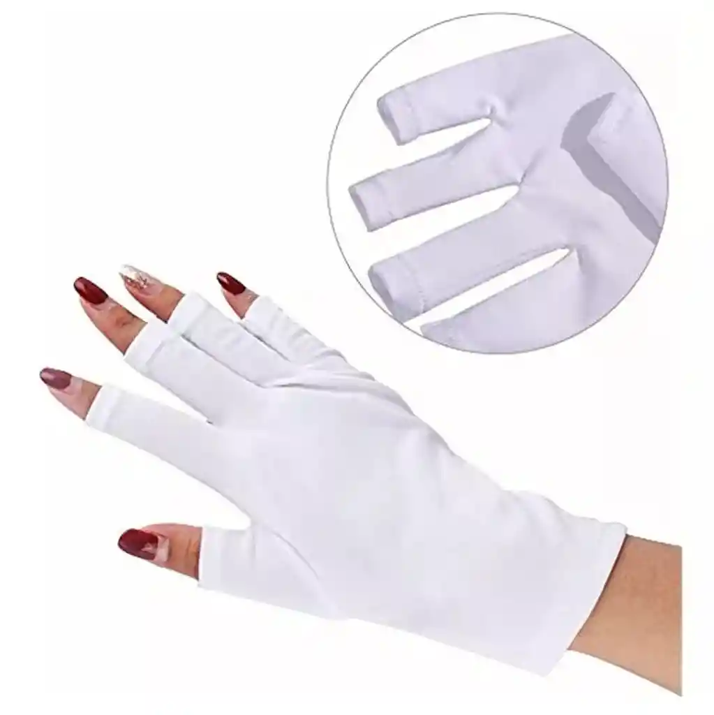 Guantes Protección Uv Manicura Segura Y Cómoda