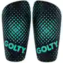 Canillera Golty Competición Shin Guard Media Protectora/ngr-vrd/talla:m