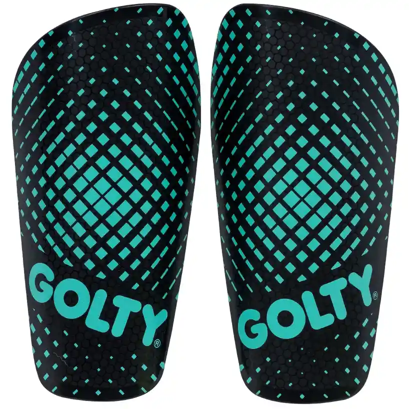 Canillera Golty Competición Shin Guard Media Protectora/ngr-vrd/talla:m