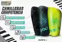 Canillera Golty Competición Shin Guard Media Protectora/ngr-vrd/talla:m