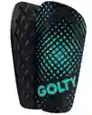 Canillera Golty Competición Shin Guard Media Protectora/ngr-vrd/talla:m