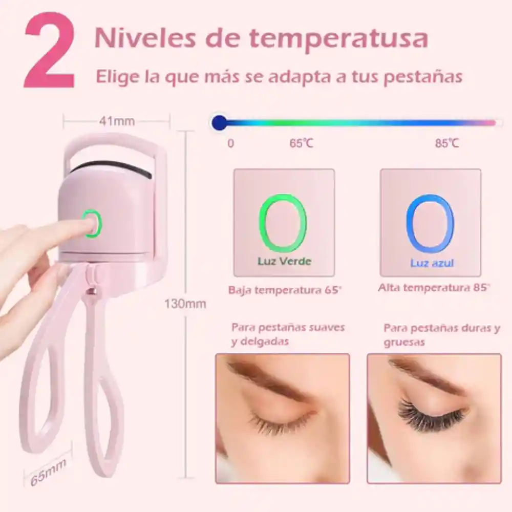 Encrespador Pestañas Eléctrico