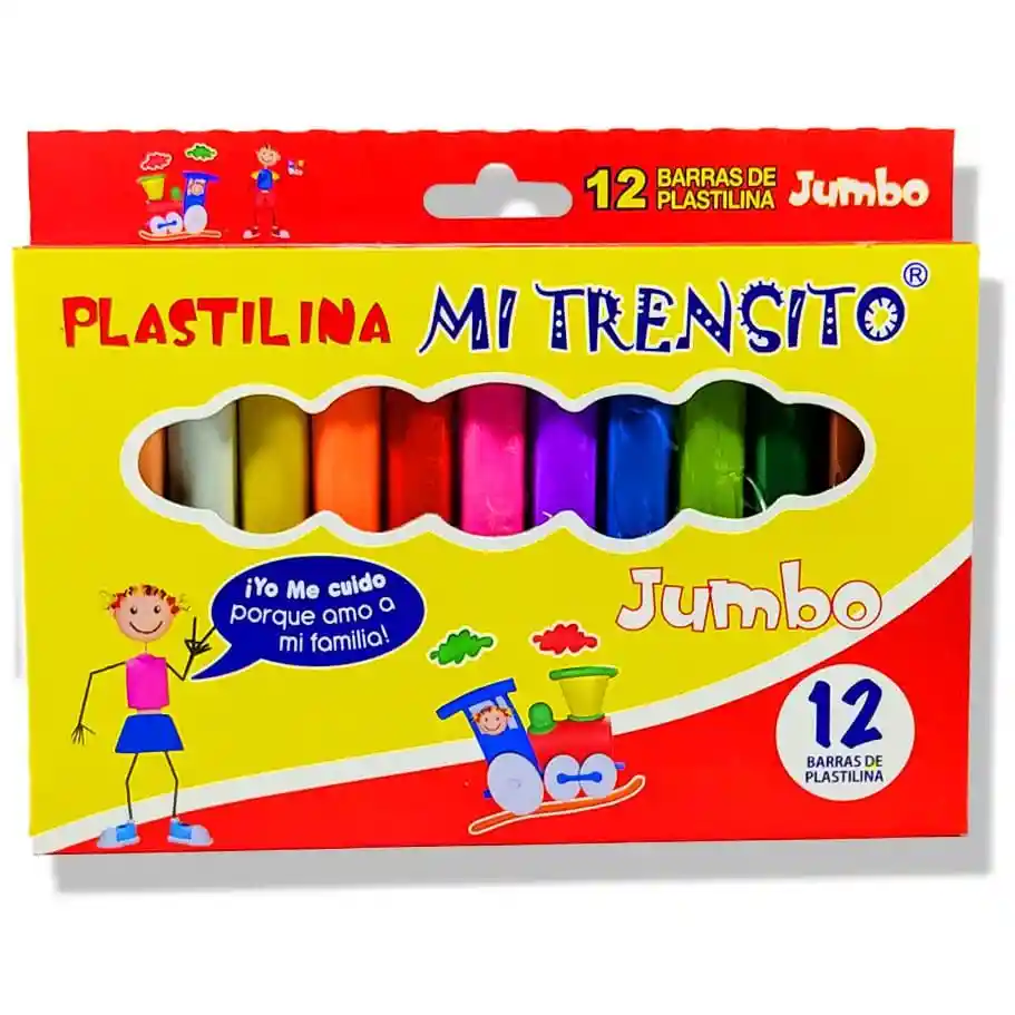 Plastililina Mi Trencito Jumbo X12