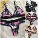 Conjunto Ropa Interior En Encaje Mujer Lenceria