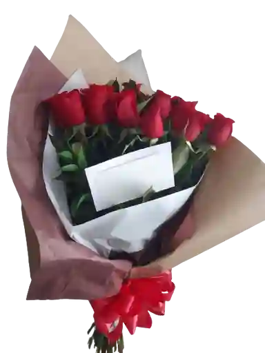 Bouquet X12 Rosas Rojas