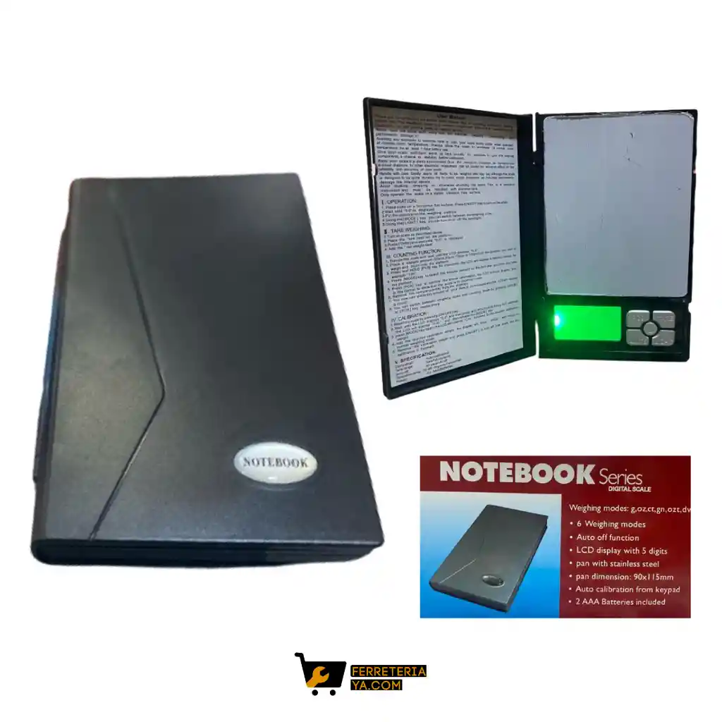 Gramera De Bolsillo Notebook 2000 Gr