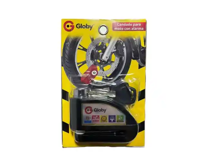 Candado Freno De Disco Con Alarma Para Moto