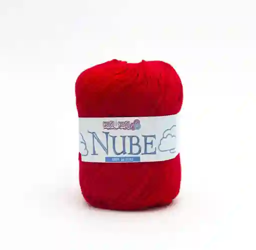 Lana Bordado Nube Hilo Para Tejer Kusi Kusi Rojo 021
