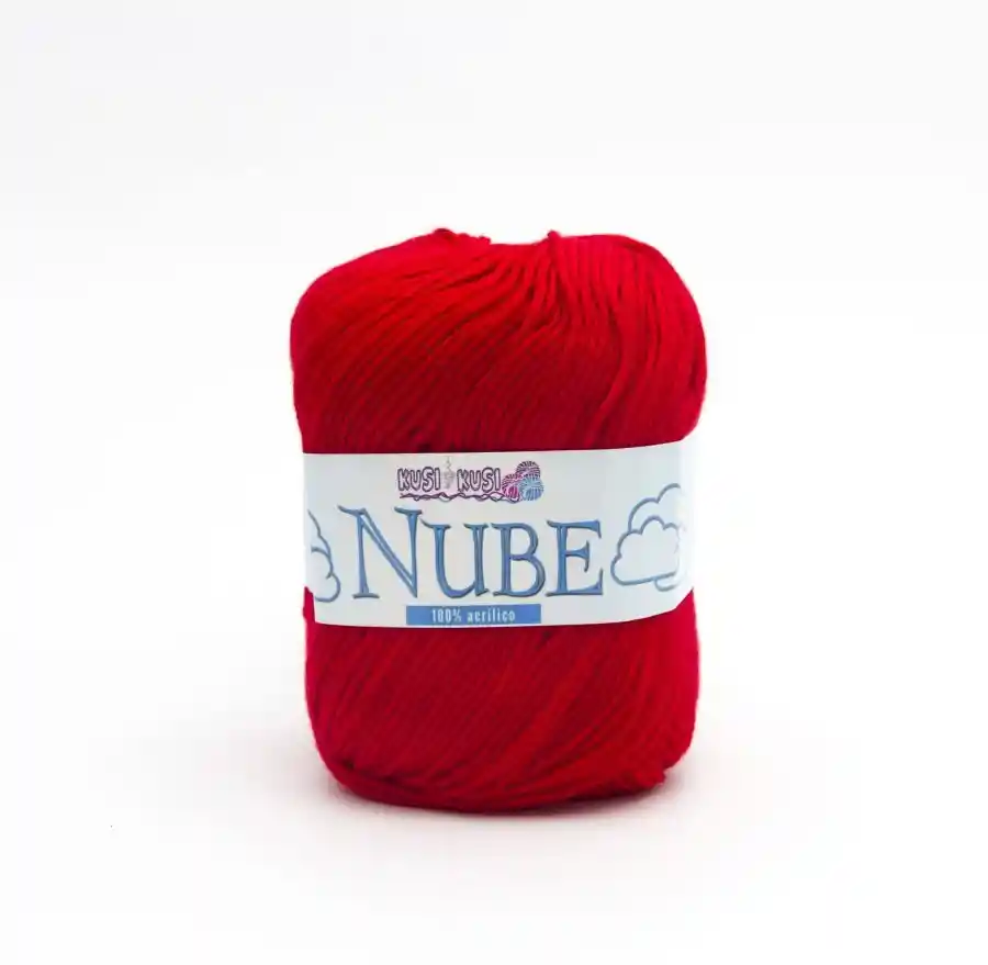 Lana Bordado Nube Hilo Para Tejer Kusi Kusi Rojo 021