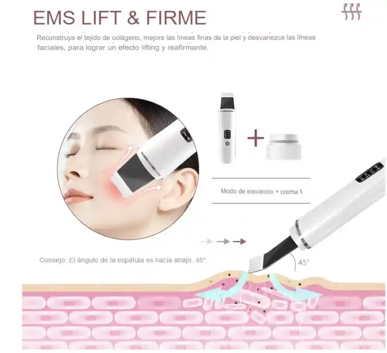 Espátula Facial Ultrasónica Ems