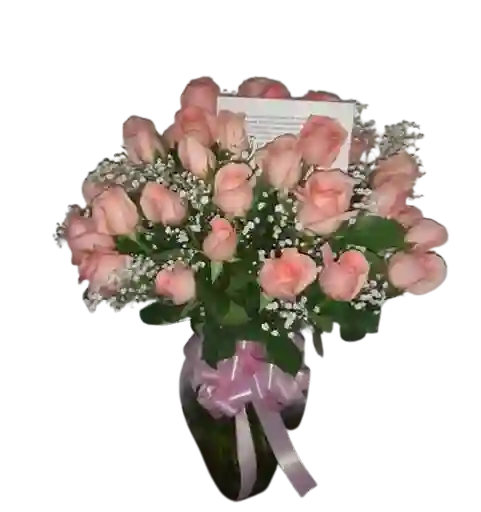 Bouquet X20 Rosas Rosa