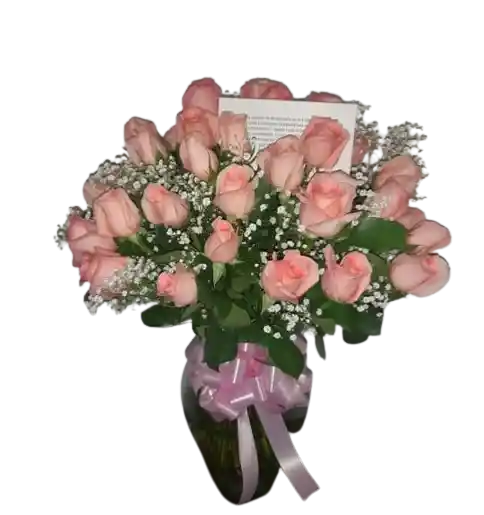 Bouquet X20 Rosas Rosa