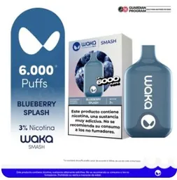 Vap Waka Blueberry Splash 6000 Pf 3%