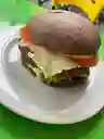 Hamburguesa Vegetariana Elaborada Con Croqueta De Lentejas