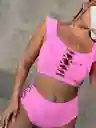 Vestidos De Baño Tiro Alto Traje De Baño Mujer