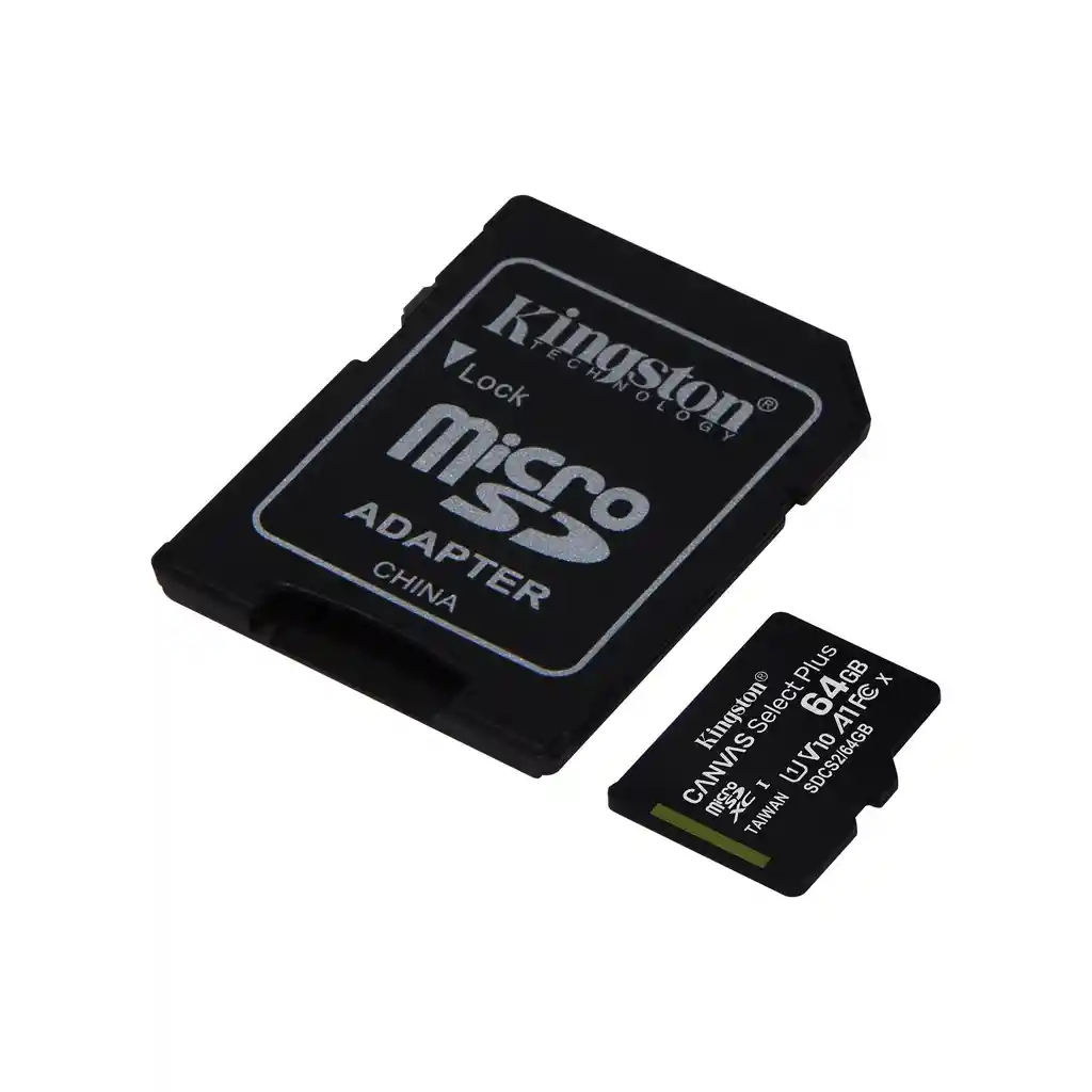 Memoria Micro Sd Kingston 64gb Canvas Select Plus Class10 (a1 V10)