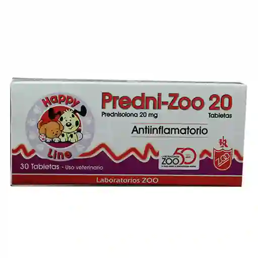 Predni-zoo 20 Mg Blister 10 Tabletas