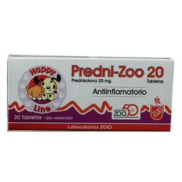 Predni-zoo 20 Mg Blister 10 Tabletas