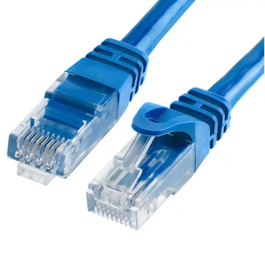 Cable Utp De Red Lan Cat 6e 5 Metros | Gran Calidad | Azul