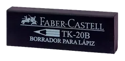 Borrador Negro Para Lapiz Faber-castell