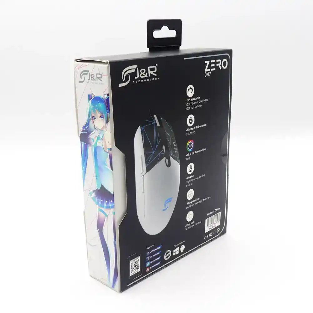 Mouse Alambrico Gaming Zero 047