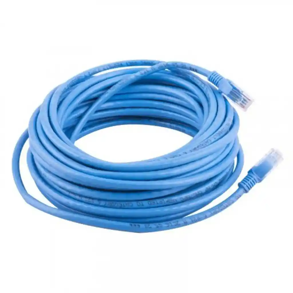 Cable Utp De Red Lan Cat 6e 10 Metros | Gran Calidad | Azul