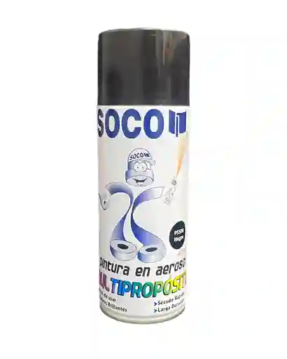 Aerosol Multiproposito Color Negro De 400ml