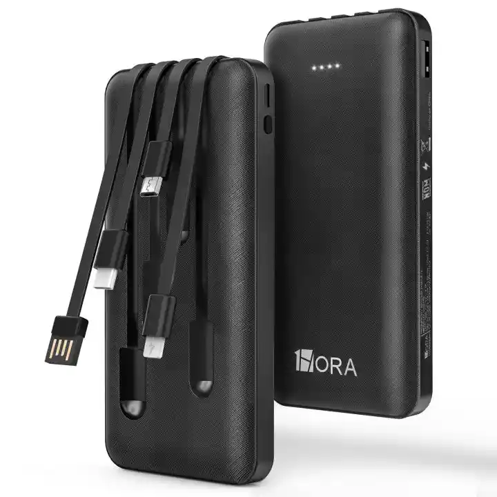 Power Bank 10.000 Mha Bateria Portatil 5 En 1 Original 1hora