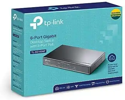 Switch Administrable Tp-link Tl-sg2008 De 8 Puertos Gigabit