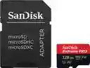 Memoria Micro Sd Sandisk Extreme Pro 128gb Con Adaptador