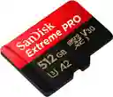 Memoria Micro Sd Sandisk Extreme Pro 512gb Con Adaptador