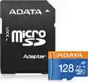 Memoria Micro Sd Adata 128gb Clase 10 Con Adaptador