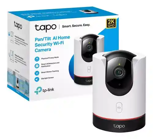 Cámara Ip Wifi Robótica, 2k Qhd / Audio, Tapo C225 Tp-link