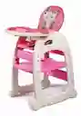 Silla De Comer De Bebe 3 En 1 Comedor Escritorio Mecedor Rosa