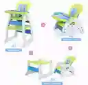 Silla De Comer De Bebe 3 En 1 Comedor Escritorio Mecedor Rosa