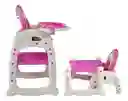 Silla De Comer De Bebe 3 En 1 Comedor Escritorio Mecedor Gris